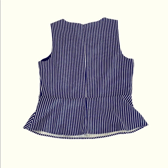 Banana Republic peplum pin striped top - Picture 4 of 4